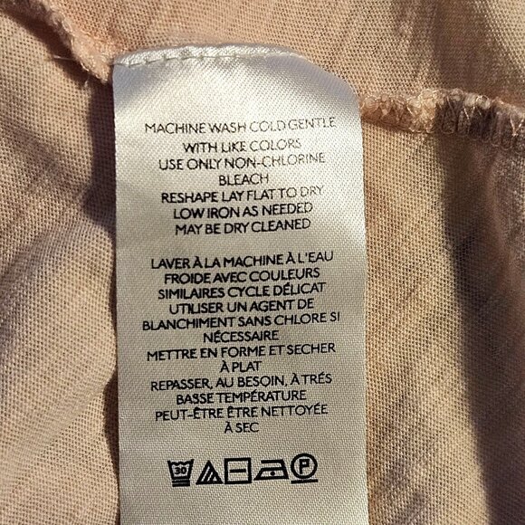 Anthropologie Ruffle Tank Top Blush Pink Small Cottagecore, Feminine, Soft Girl - Picture 4 of 6